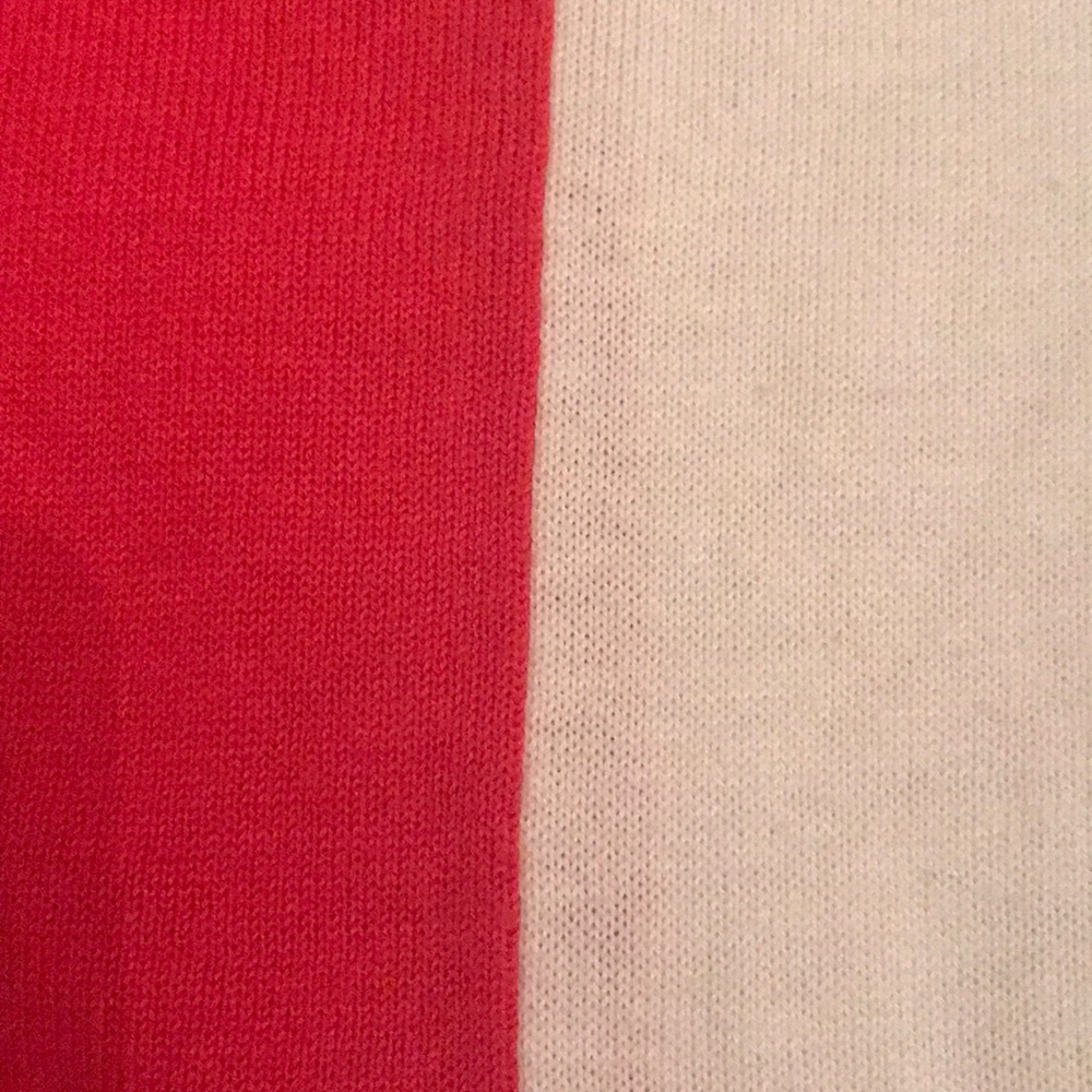 NWOT Red and White Sweater - Picture 4 of 5